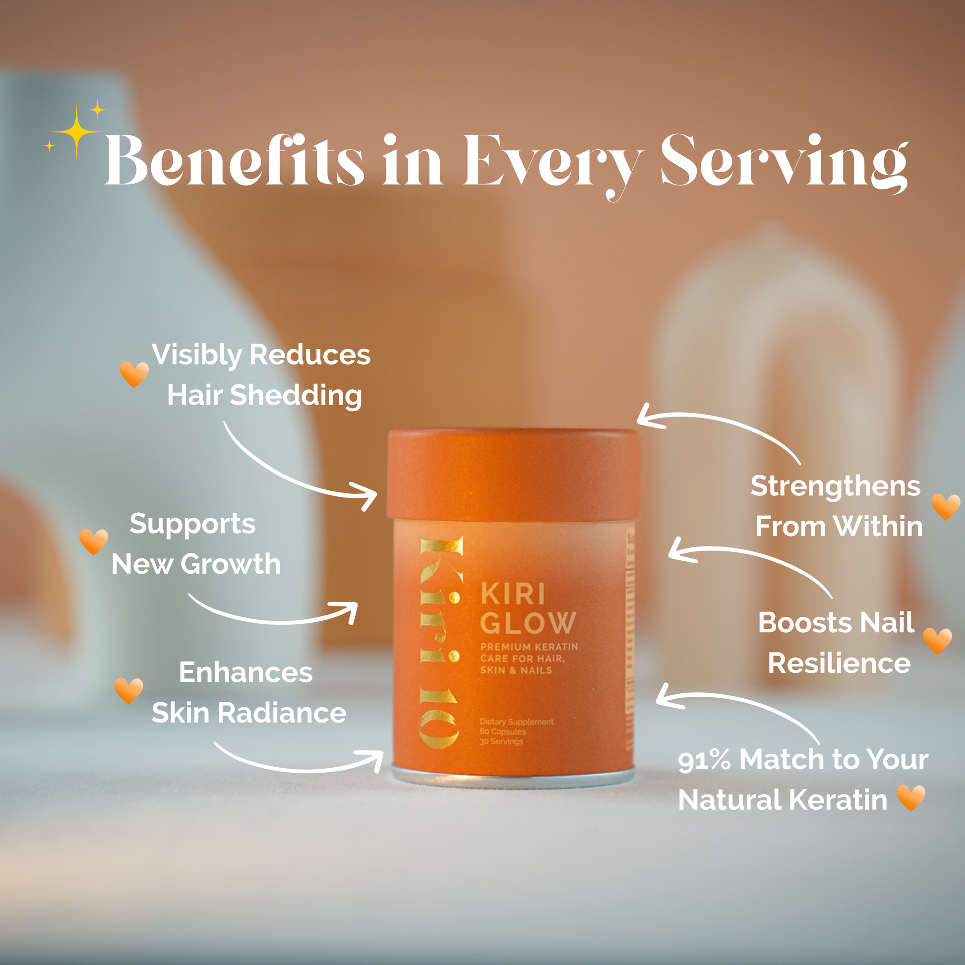 KIRIGLOWâ„¢ | Keratin Hair Growth Supplement