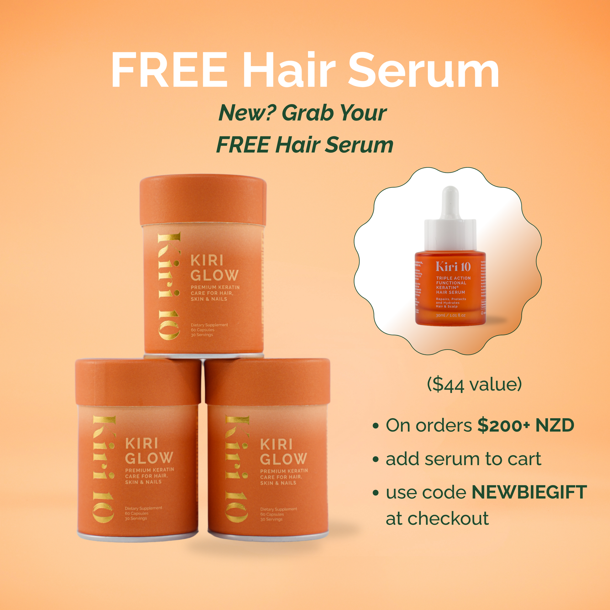 KIRIGLOWâ„¢ | Keratin Hair Growth Supplement