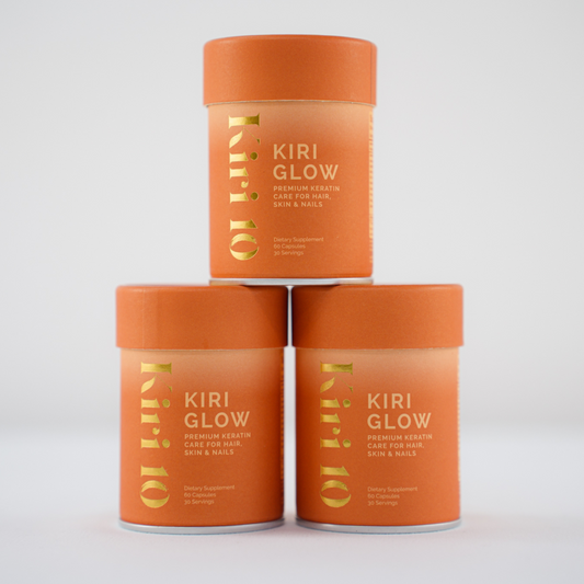 KIRIGLOW™ | HAIR, NAIL & SKIN | KERATIN CAPSULES (3 Month Supply)