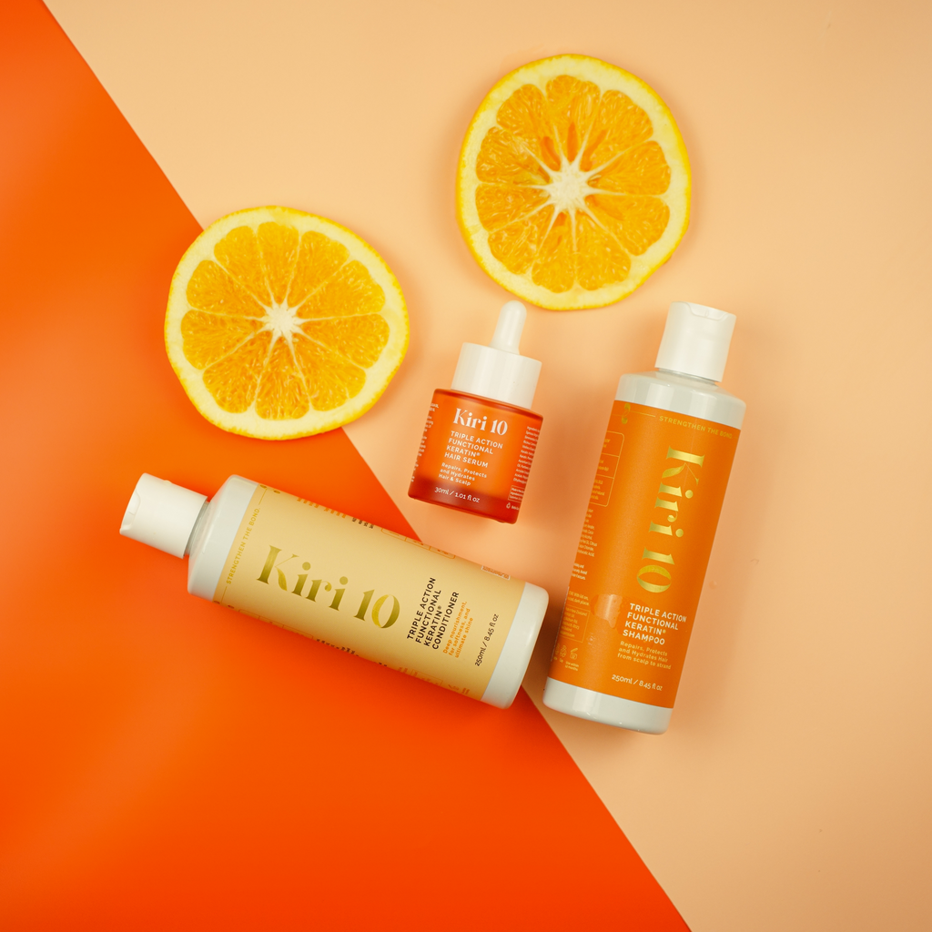 KIRICARE™ | Keratin Shampoo, Conditioner & Serum Trio
