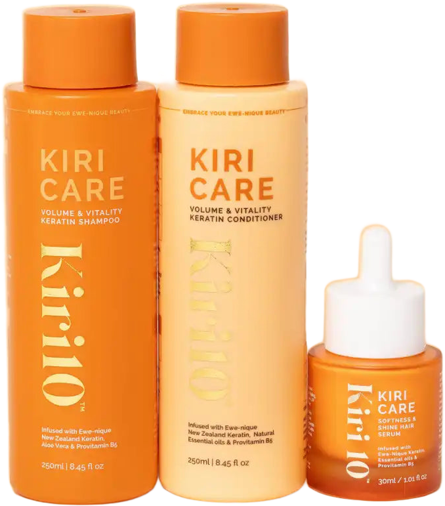 KiriCare Trio: shampoo, conditioner and serum
